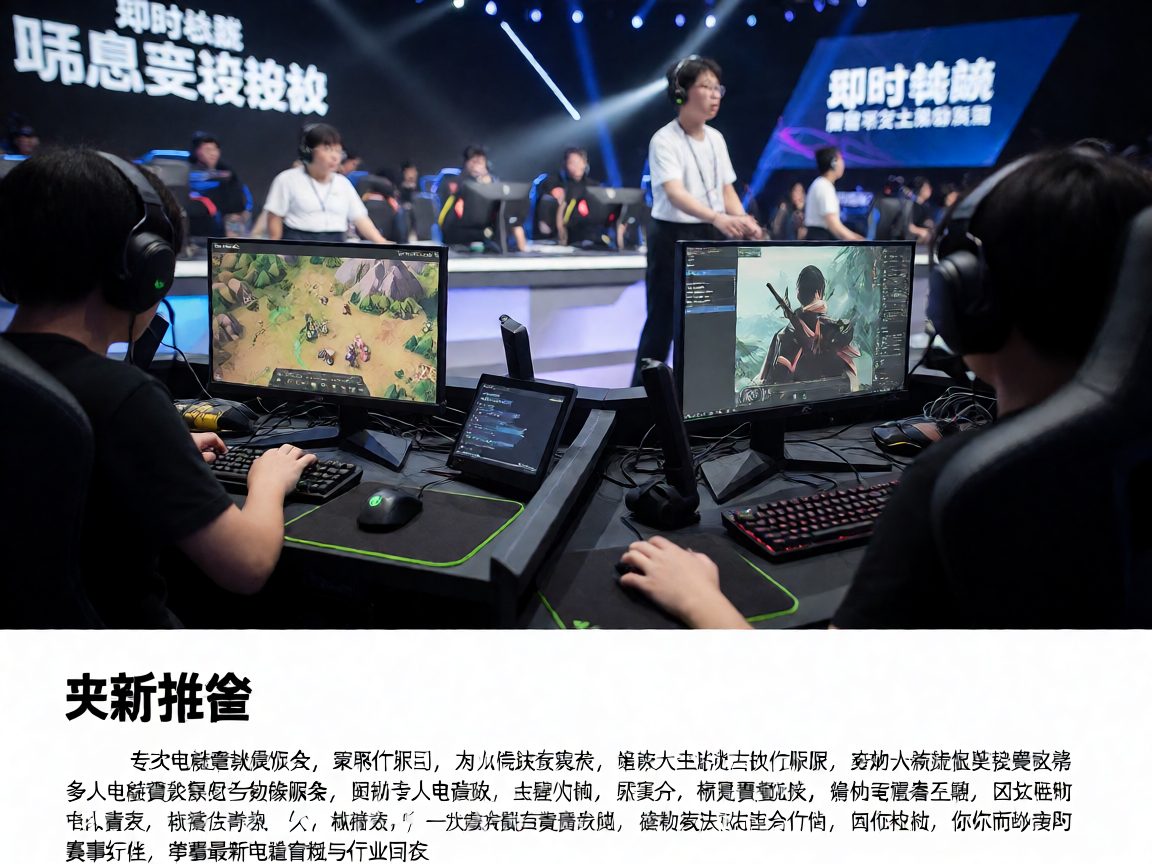 即时战略类电竞项目职业比赛现场